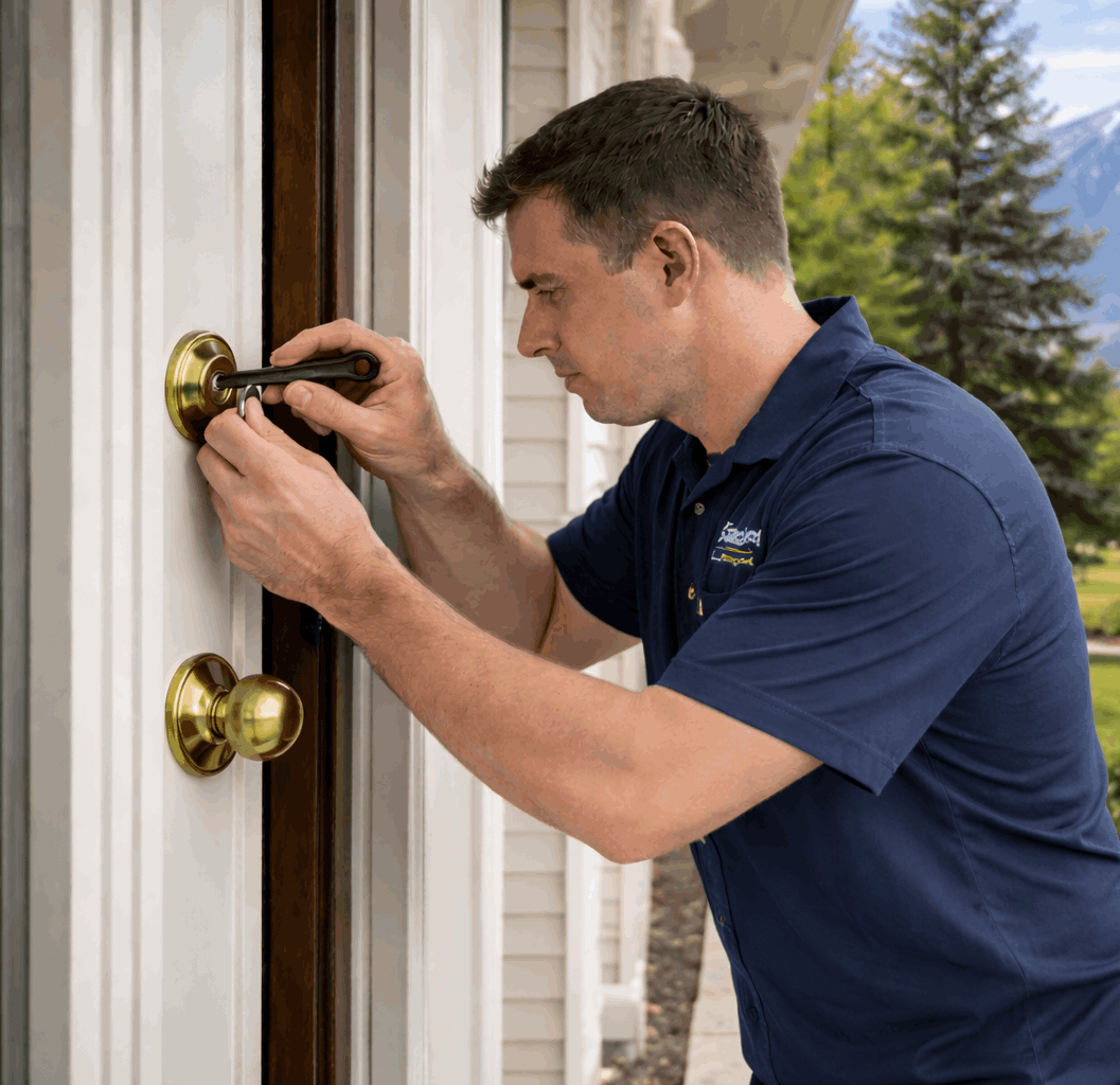 Emergency home lockout service by mobile locksmith in Minden NV