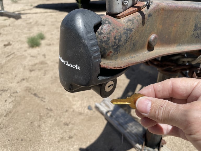 Trailer Tongue Lock keys