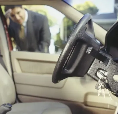 Keys locked in car