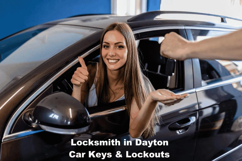 Happy automotive locksmith in Dayton customer
