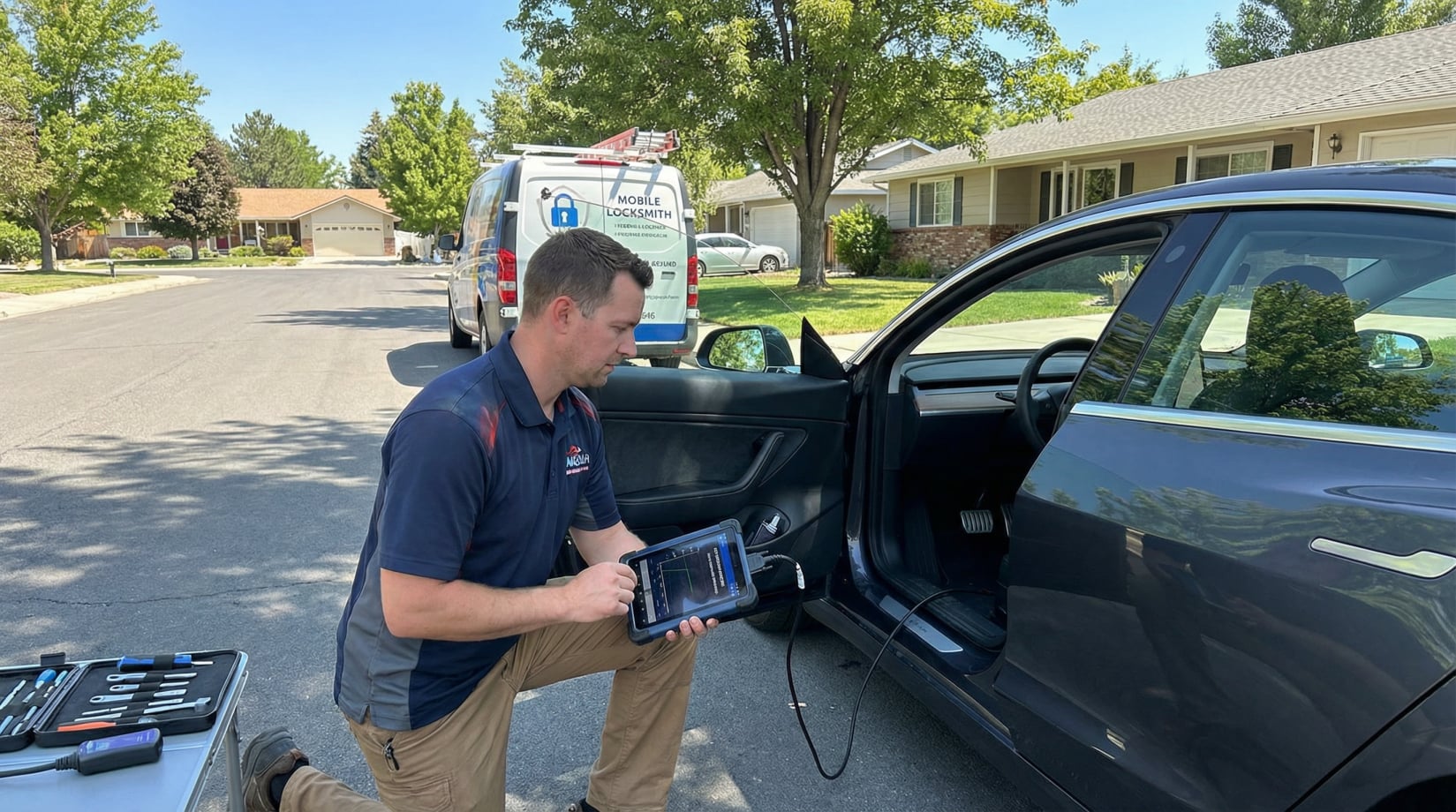 mobile locksmith programming car key in Gardnerville Nevada